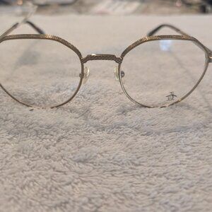 ORIGINAL PENGUIN MENS EYEGLASSES MODEL THE HOGAN 50/20/145 ANTIQUE GOLD